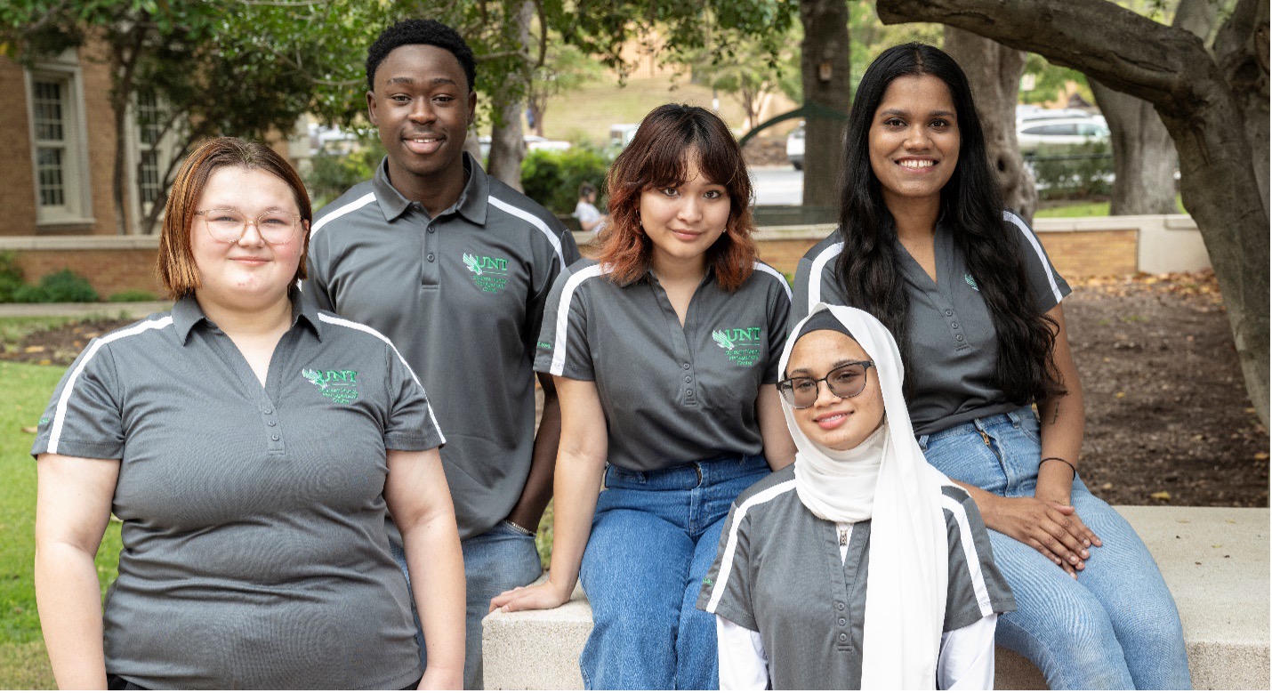 Peer leaders for UNT's Student Money Management Center.